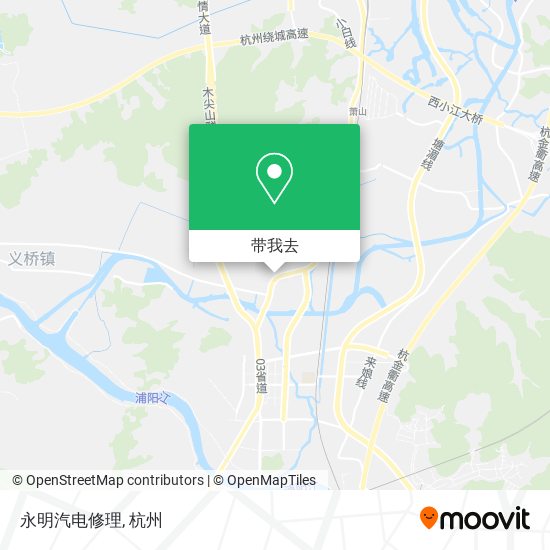 永明汽电修理地图