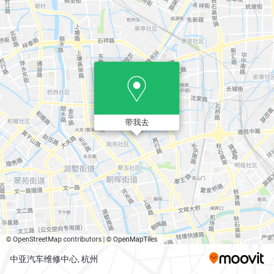 中亚汽车维修中心地图