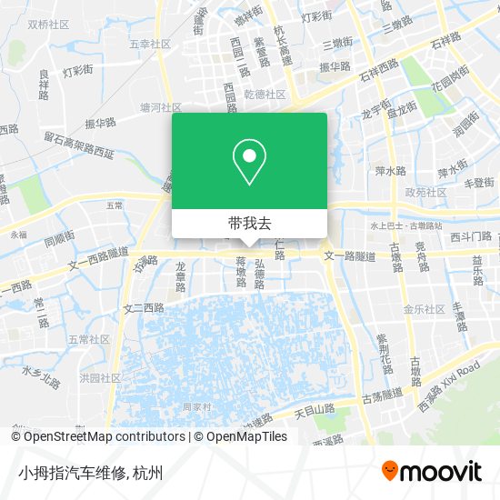 小拇指汽车维修地图