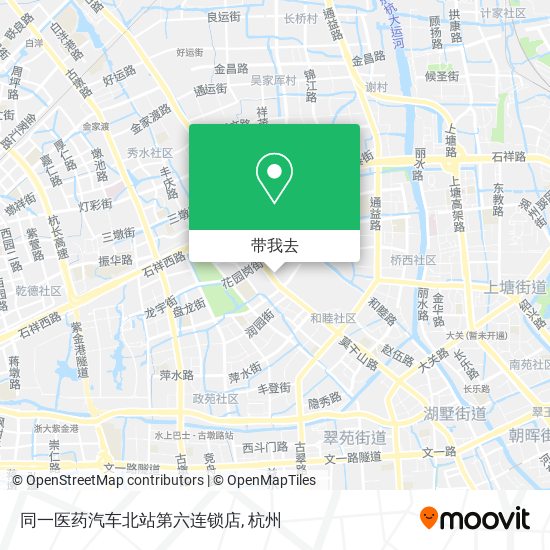 同一医药汽车北站第六连锁店地图