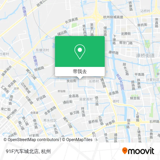 91F汽车城北店地图