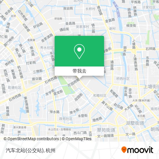 汽车北站(公交站)地图