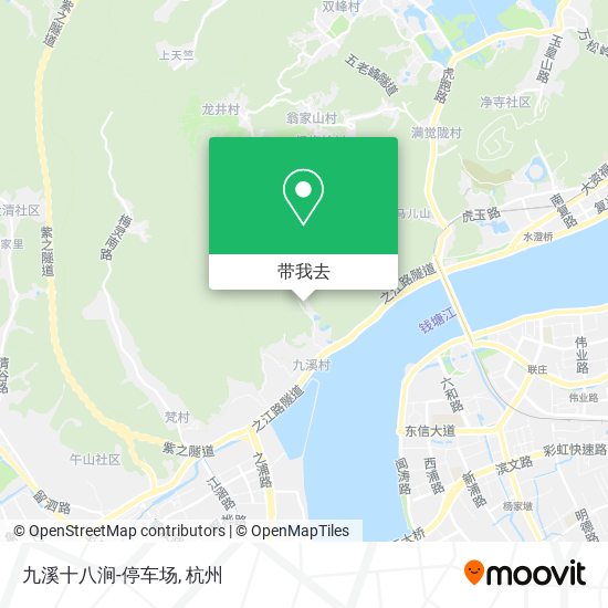 九溪十八涧-停车场地图