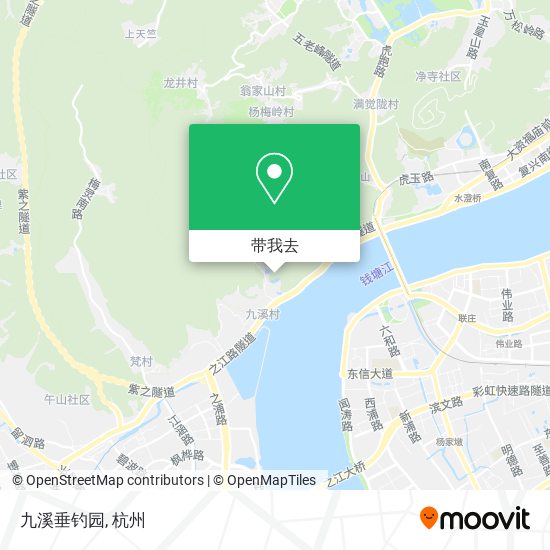 九溪垂钓园地图