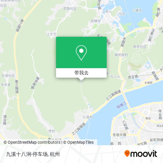 九溪十八涧-停车场地图