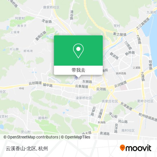 云溪香山-北区地图