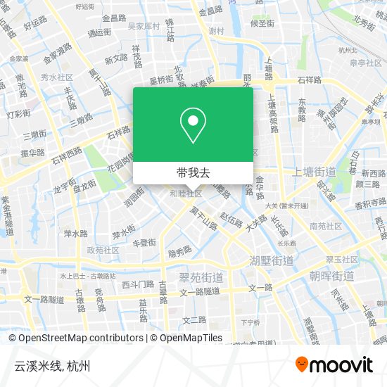 云溪米线地图