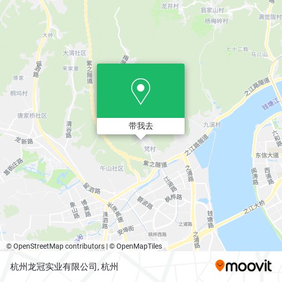 杭州龙冠实业有限公司地图