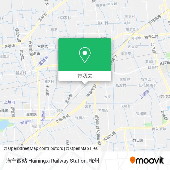 海宁西站 Hainingxi Railway Station地图