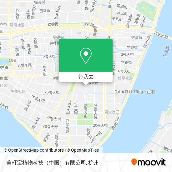 美町宝植物科技（中国）有限公司地图