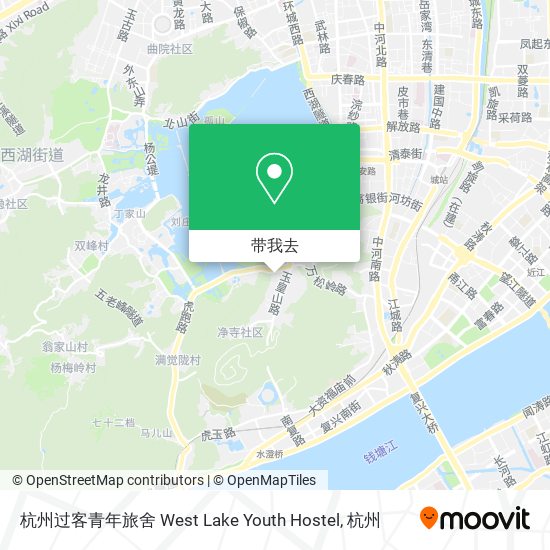 杭州过客青年旅舍 West Lake Youth Hostel地图