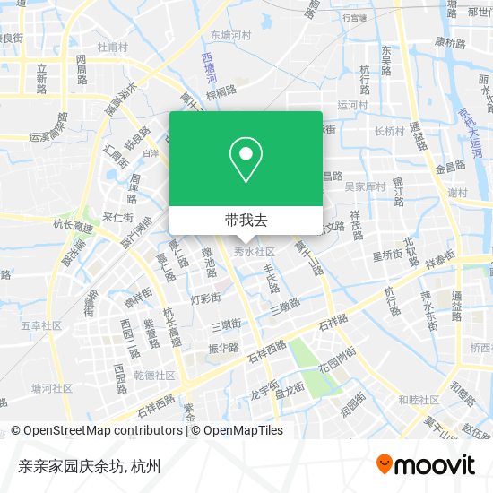 亲亲家园庆余坊地图