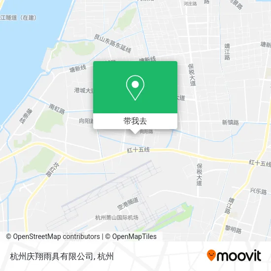 杭州庆翔雨具有限公司地图