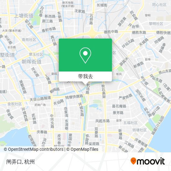 闸弄口地图