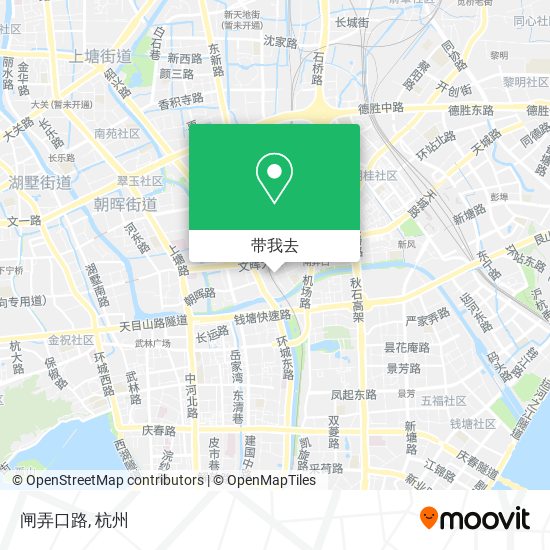 闸弄口路地图