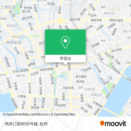 闸弄口新村30号楼地图