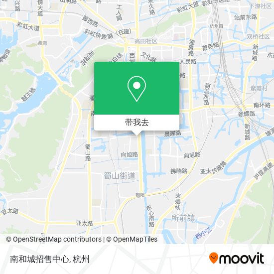 南和城招售中心地图