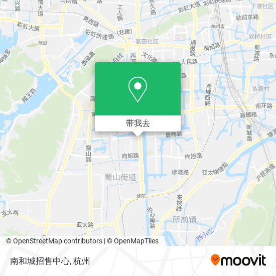 南和城招售中心地图