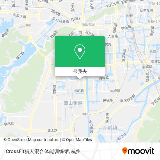 CrossFit猎人混合体能训练馆地图
