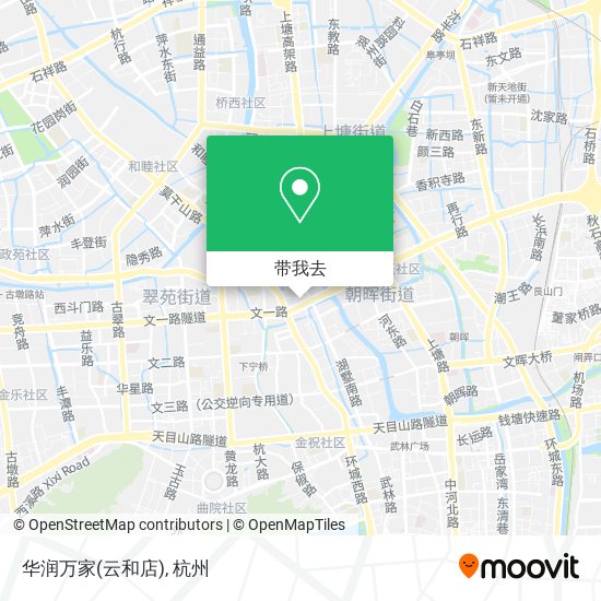 华润万家(云和店)地图