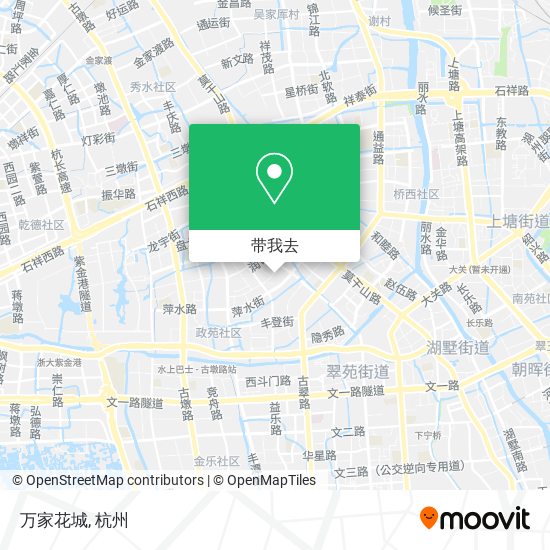 万家花城地图