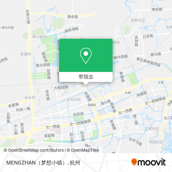 MENGZHAN（梦想小镇）地图