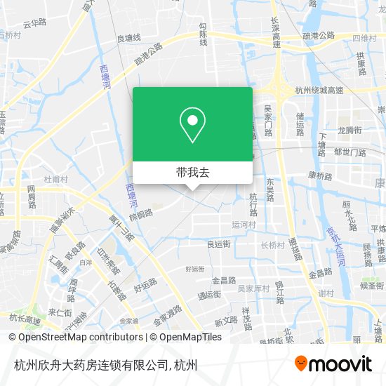 杭州欣舟大药房连锁有限公司地图