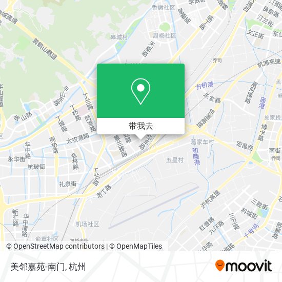 美邻嘉苑-南门地图