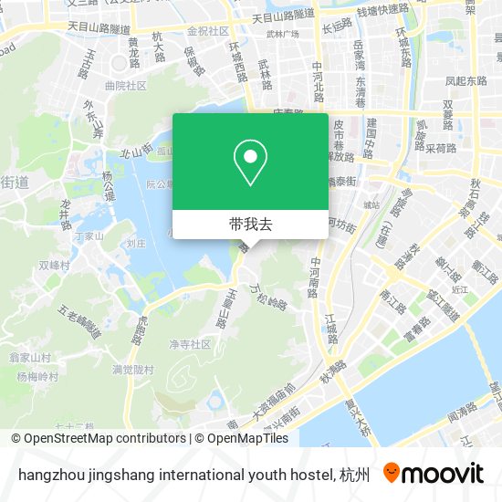 hangzhou jingshang international youth hostel地图
