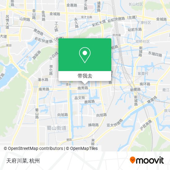 天府川菜地图