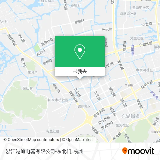 浙江港通电器有限公司-东北门地图