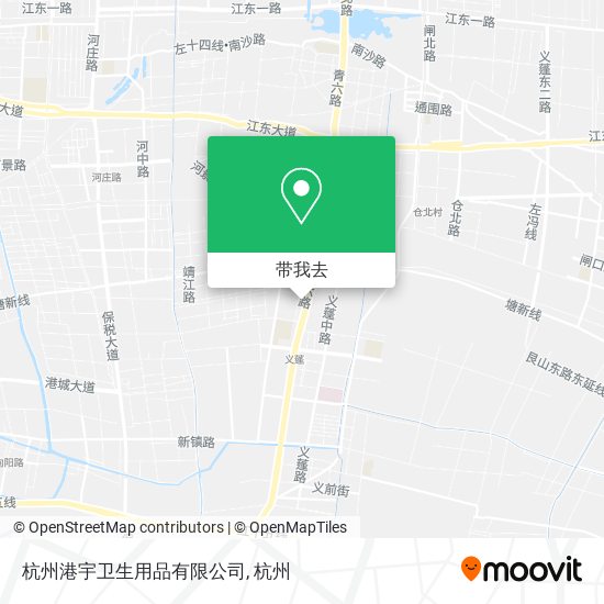 杭州港宇卫生用品有限公司地图