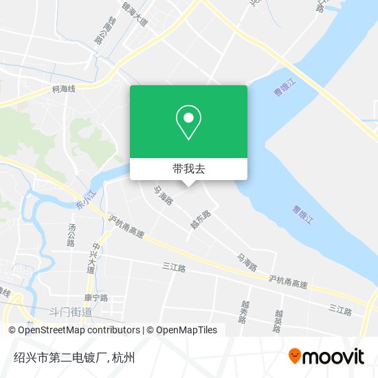 绍兴市第二电镀厂地图