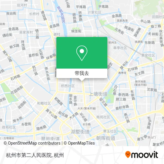 杭州市第二人民医院地图