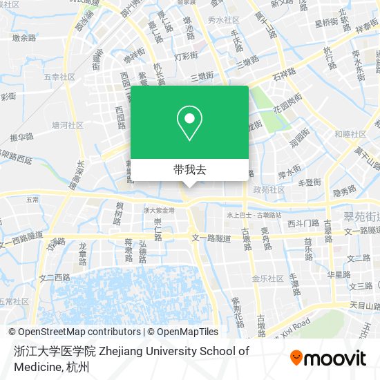 浙江大学医学院 Zhejiang University School of Medicine地图