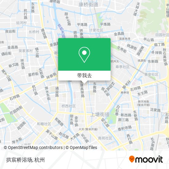 拱宸桥浴场地图