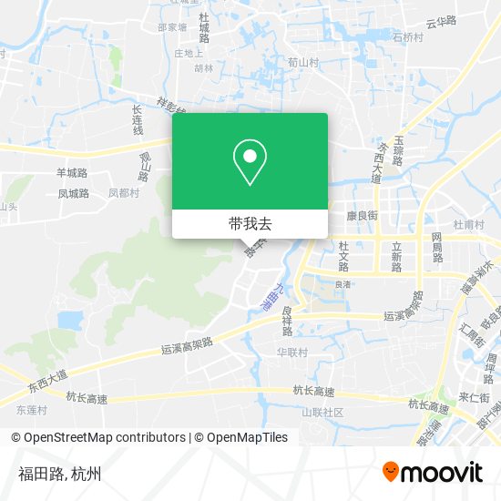 福田路地图