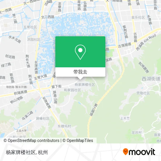 杨家牌楼社区地图