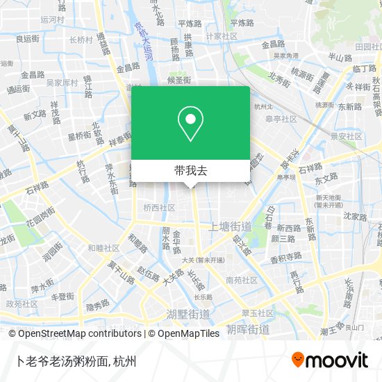 卜老爷老汤粥粉面地图