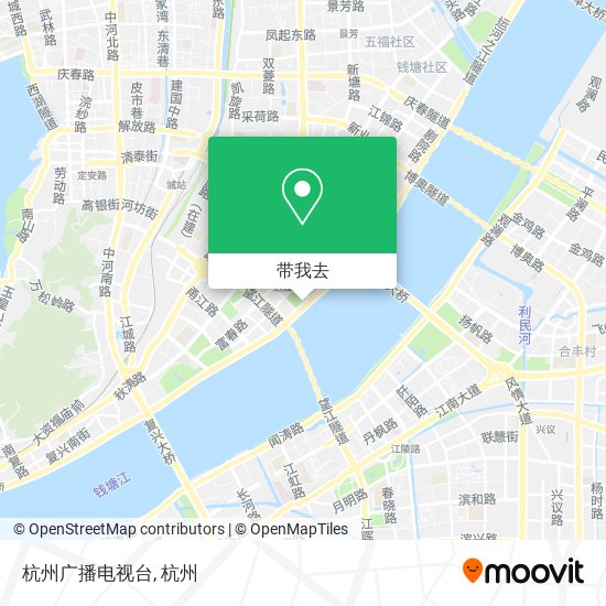 杭州广播电视台地图