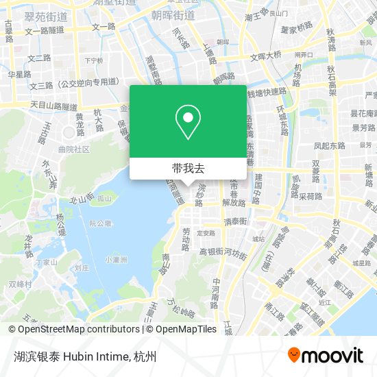 湖滨银泰 Hubin Intime地图