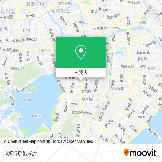 湖滨街道地图