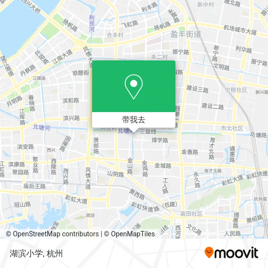 湖滨小学地图