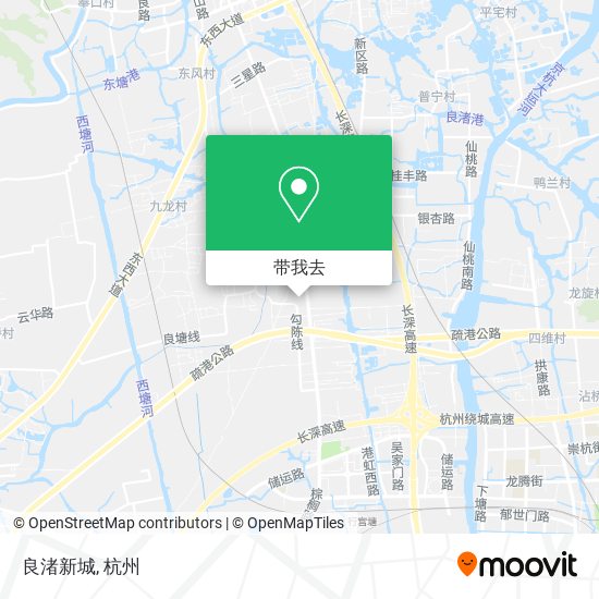 良渚新城地图