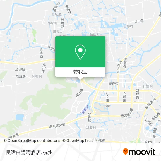 良诸白鹭湾酒店地图