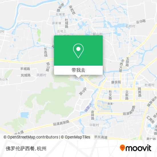 佛罗伦萨西餐地图