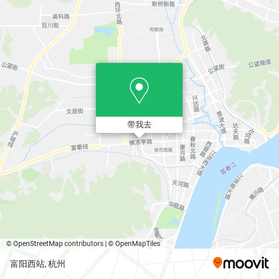 富阳西站地图