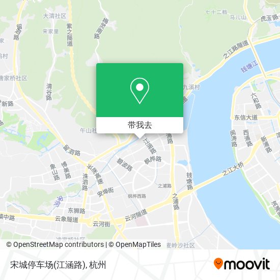 宋城停车场(江涵路)地图