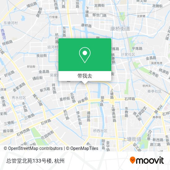 总管堂北苑133号楼地图