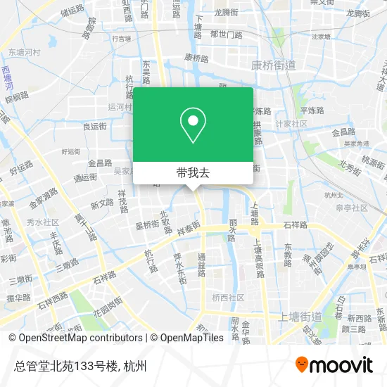 总管堂北苑133号楼地图